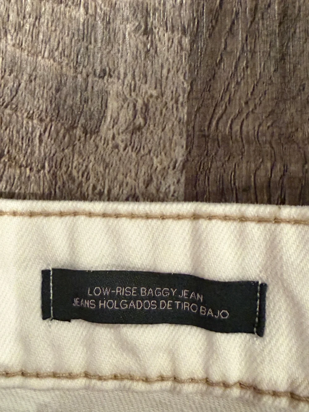 wild fable Men's Cream Wide-Leg Chinos - Picture 4 of 4
